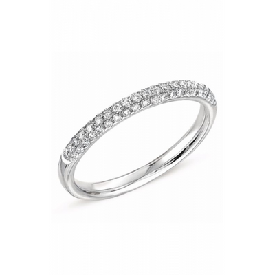 S Kashi & Sons Pave Wedding Band EN7183-BWG