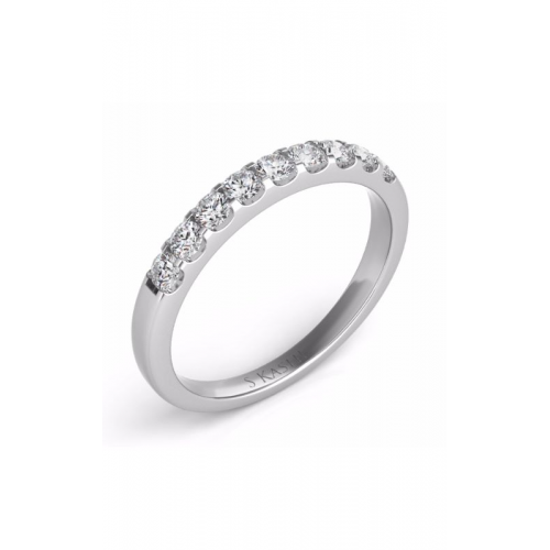 S Kashi & Sons Prong Set Wedding Band EN6637-BWG