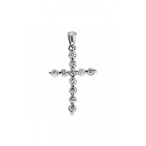 S Kashi & Sons Crosses Necklace P2630WG