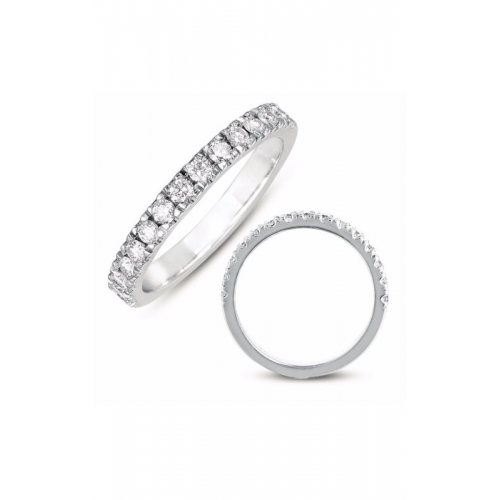 S Kashi & Sons Prong Set Wedding Band EN7443-BWG