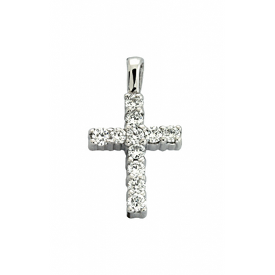 S Kashi & Sons Crosses Necklace P2734WG