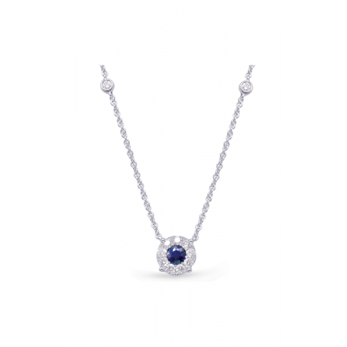 S Kashi and Sons Color Stone Necklace N1208-SWG