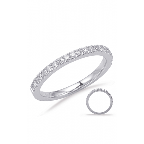 S Kashi & Sons Prong Set Wedding Band EN8083-BWG