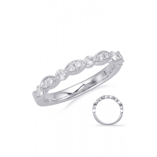 S Kashi & Sons Stackables Wedding Band EN8055-B10WG