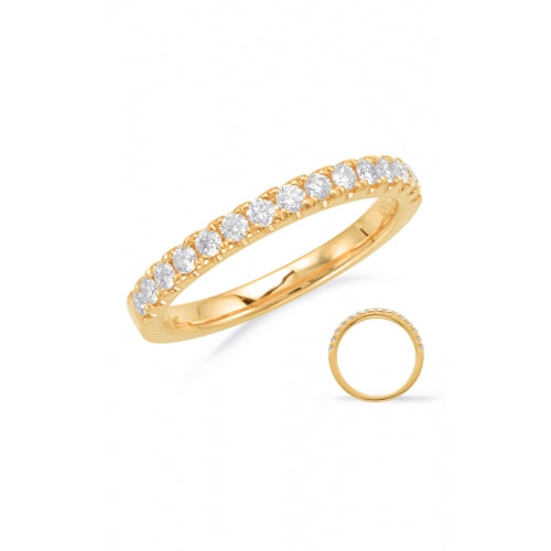 S Kashi & Sons Prong Set Wedding Band EN8103-BYG