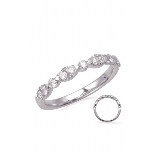 S Kashi & Sons Stackables Wedding Band EN8182-BWG