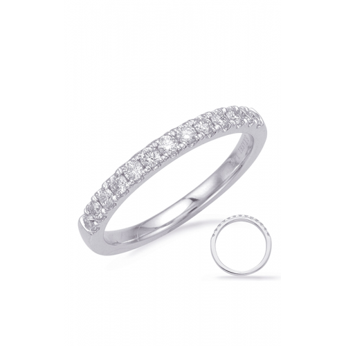 S Kashi & Sons Prong Set Wedding Band EN8185-B10WG