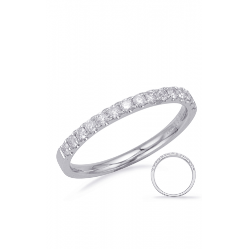 S Kashi & Sons Prong Set Wedding Band EN8179-B75WG