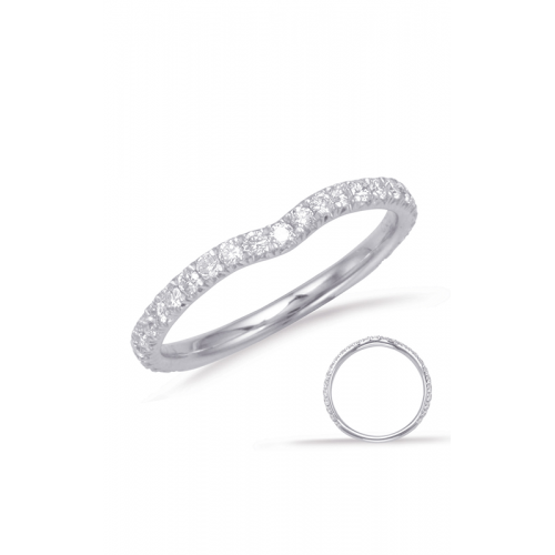S Kashi & Sons Curved Wedding Band EN7918-B75WG