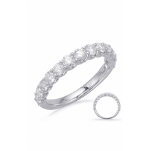S Kashi & Sons Prong Set Wedding Band EN8221-BWG