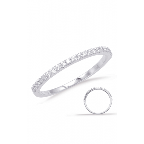 S Kashi & Sons Prong Set Wedding Band EN1705-BWG