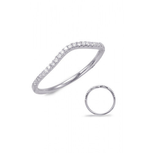 S Kashi & Sons Curved Wedding Band EN7592-BWG