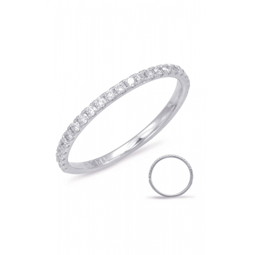 S Kashi & Sons Prong Set Wedding Band EN7785-BWG