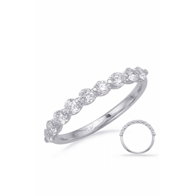 S Kashi & Sons Prong Set Wedding Band EN1708-BWG