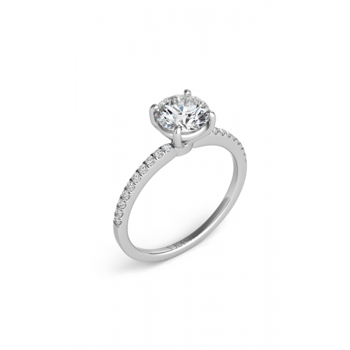 S Kashi & Sons Side Stone Engagement Ring EN7470-75WG