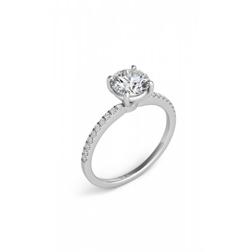 S Kashi & Sons Side Stone Engagement Ring EN7470-1WG