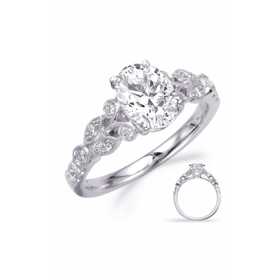 S Kashi & Sons Vintage Engagement Ring EN7959-8X6MOVWG