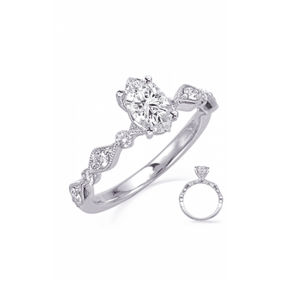 S Kashi & Sons Vintage Engagement Ring EN8148-9X7MWG