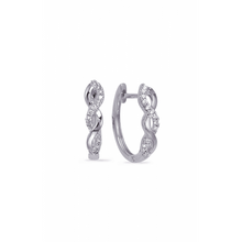 S Kashi & Sons Hoop Earrings E8025WG
