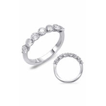 S Kashi & Sons Prong Set Wedding Band EN7611-BWG