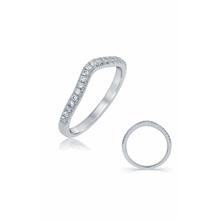 S Kashi & Sons Curved Wedding Band EN7643-BWG