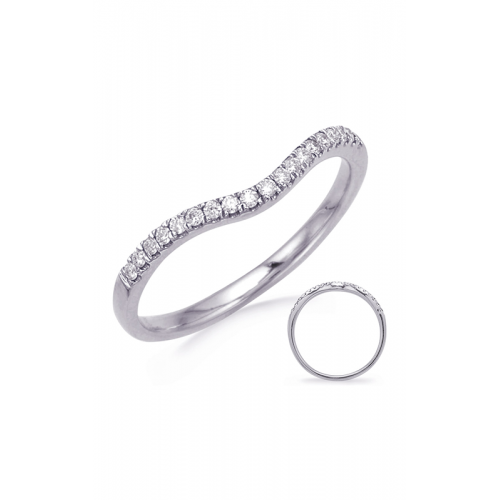 S Kashi & Sons Curved Wedding Band EN7634-BWG