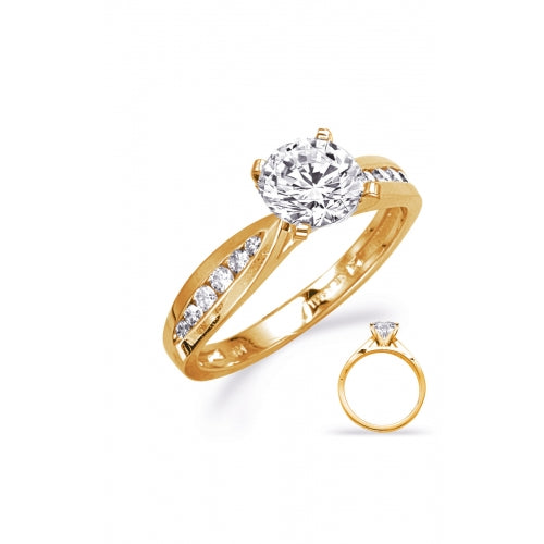 S. Kashi and Sons Prong Set Engagement Ring EN0134YG