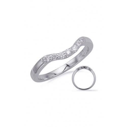 S Kashi & Sons Curved Wedding Band EN1583-BWG
