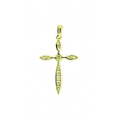 S Kashi & Sons Crosses Necklace P2202YG
