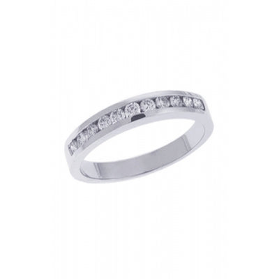 S Kashi & Sons Channel Wedding Band D3031WG