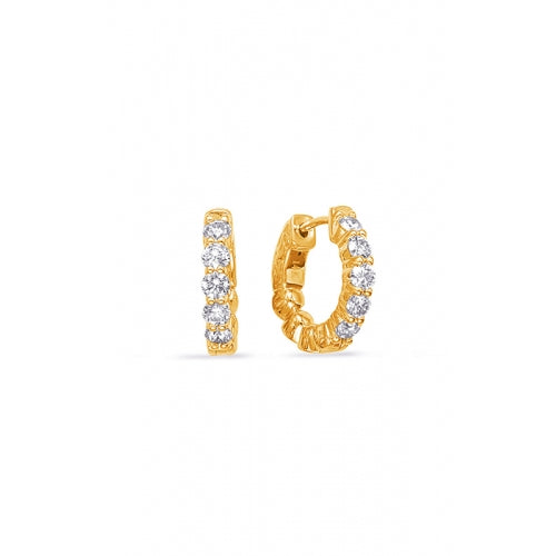 S Kashi & Sons Hoop Earrings E8167-10YG