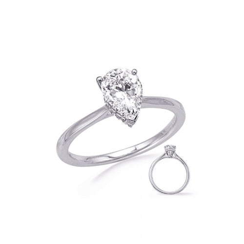 S Kashi & Sons Halo - Hidden Engagement Ring EN8389-6X4PSWG
