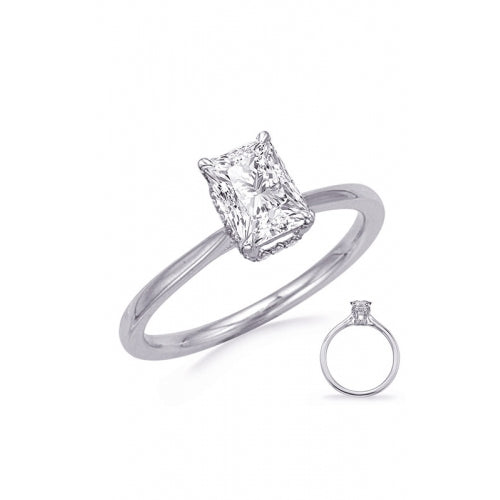 S Kashi & Sons Halo - Hidden Engagement Ring EN8389-10X8ECWG