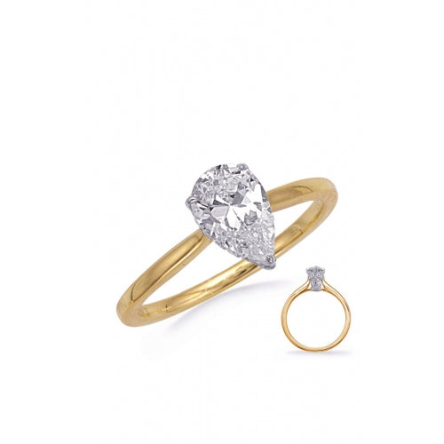 S Kashi & Sons Halo - Hidden Engagement Ring EN8344-6X4PSYW