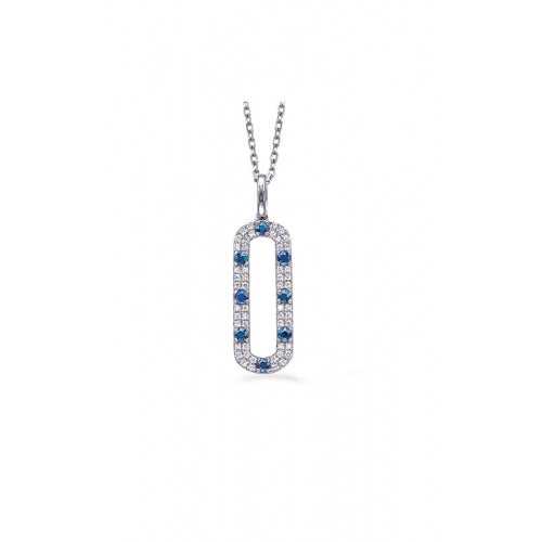 S. Kashi & Sons Sapphire Necklace N1316-SWG