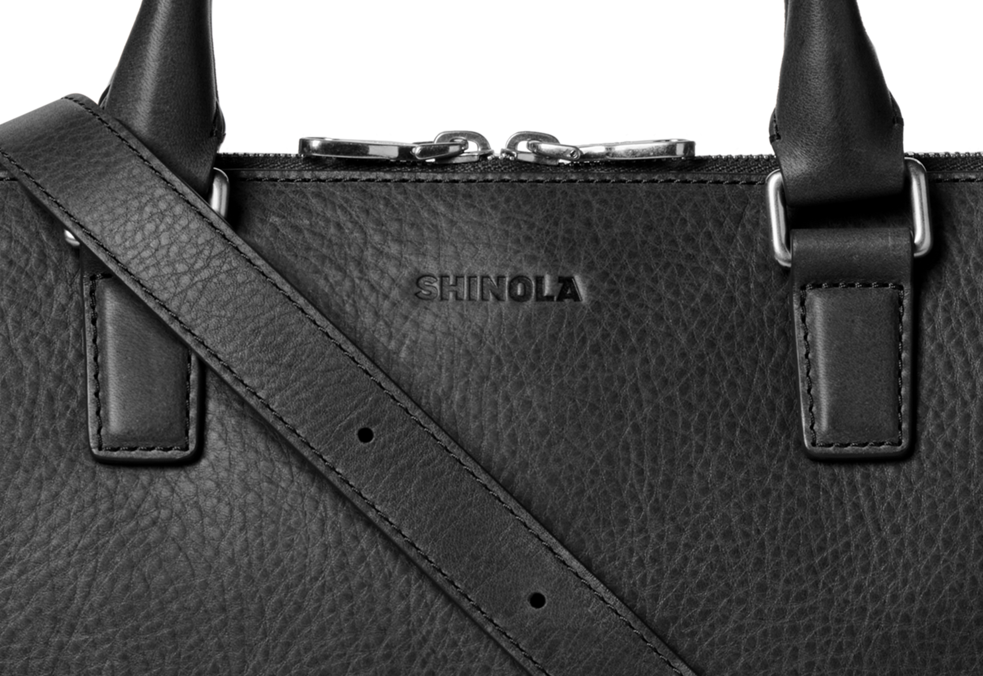 Shinola Leather Portfolio Briefcase S0320301983-1-Blk-OS-VNM