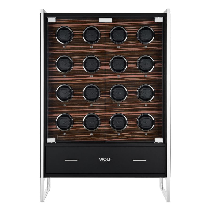 Wolf Roadster 16 Piece Watch Winder Cabinet 478756