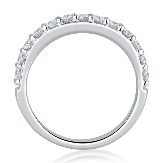 A.Jaffe Wedding Bands Simple Single Stone Signature Band MR1459/37