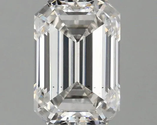0.96ct Emerald Lab Grown Diamond (Colour F, Clarity VS2, IGI Certified)
