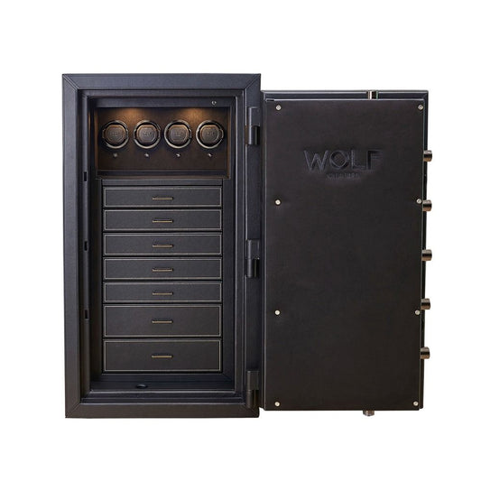 Wolf Athos 4 Piece Watch Winder and Jewelry Safe 4900403