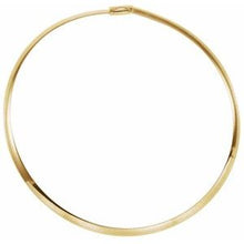 14K Yellow or White 6 mm Reversible Omega 16