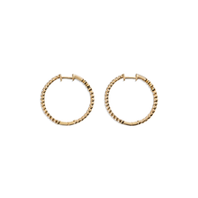 Shinola Jewelry 1 Carat Diamond Hoop Earrings S1820309323-C-14kYG-OS-IND