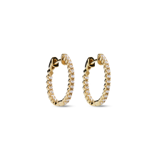 Shinola Jewelry 1/2 Carat Diamond Hoop Earrings S1820309325-C-14kYG-OS-IND