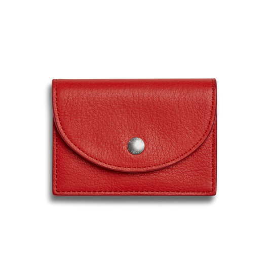 Shinola Leather Birdy Accordion Card Holder S0320295029-1-Tomato-OS-VNM