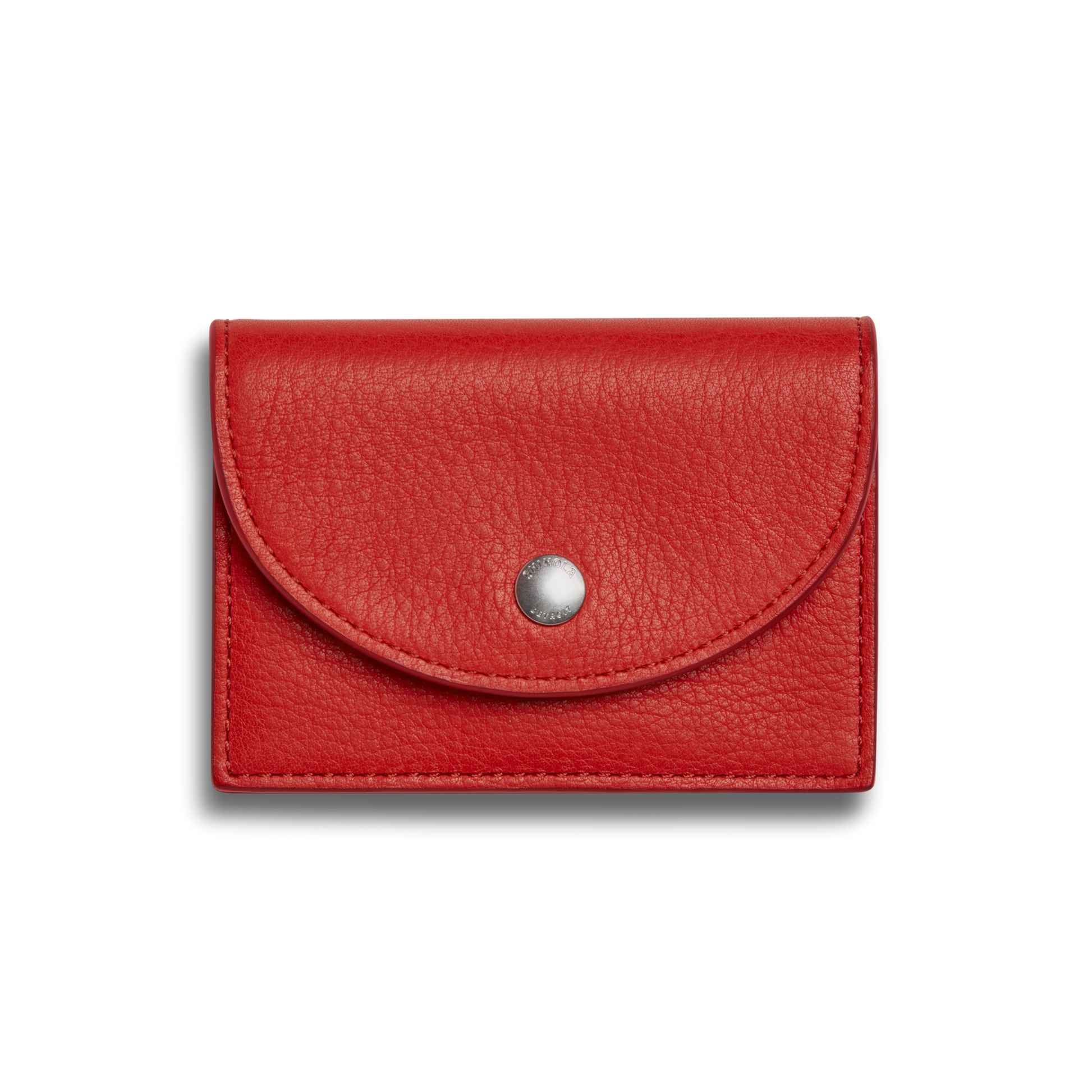 Shinola Leather Birdy Accordion Card Holder S0320295029-1-Tomato-OS-VNM