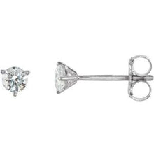 Platinum 1/4 CTW Natural Diamond Stud Earrings 66233:60064:P