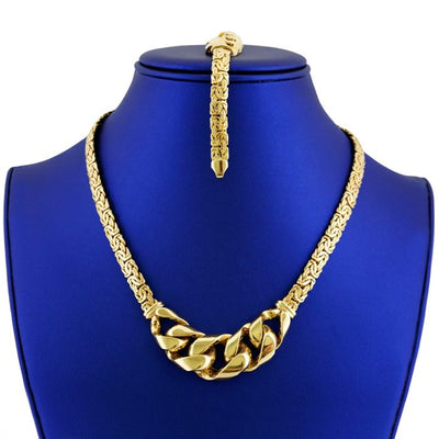 14k Vizantino Gold Necklace by Midas Jewelry