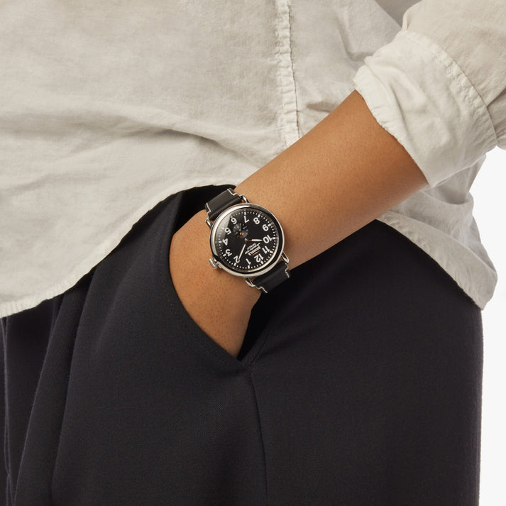 Shinola Runwell Watch S0110000020-1-Blk-41-USA