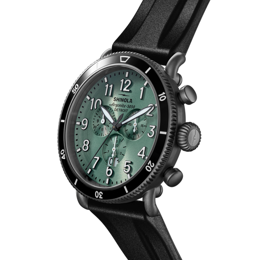 Shinola Runwell Sport Chronograph S0120494121-1-CypressGrn-48-USA