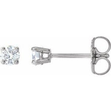 14K White 1/5 CTW Natural Diamond Stud Earrings 1874:60000:P
